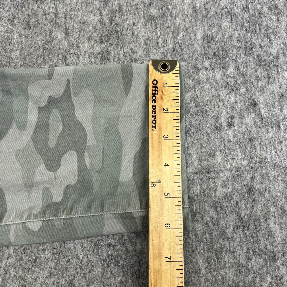 Democracy Ab Solution Jeans Womens 10 Green Camo Mid Rise Skinny Stretch 32x25 - Picture 15 of 16